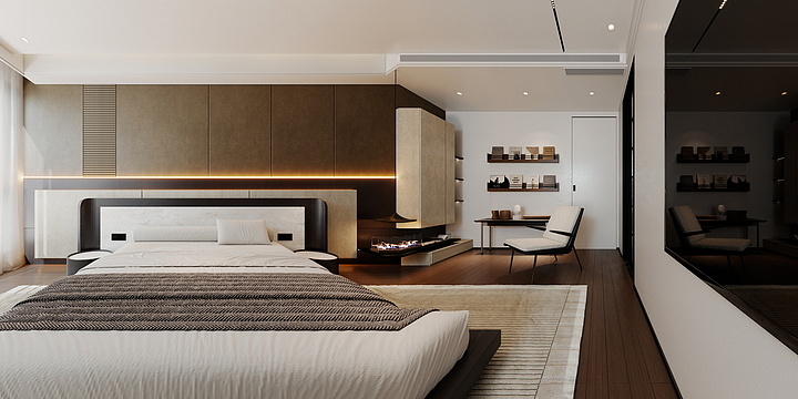 效果圖作品-现代诧寂-副本-装修设计方案