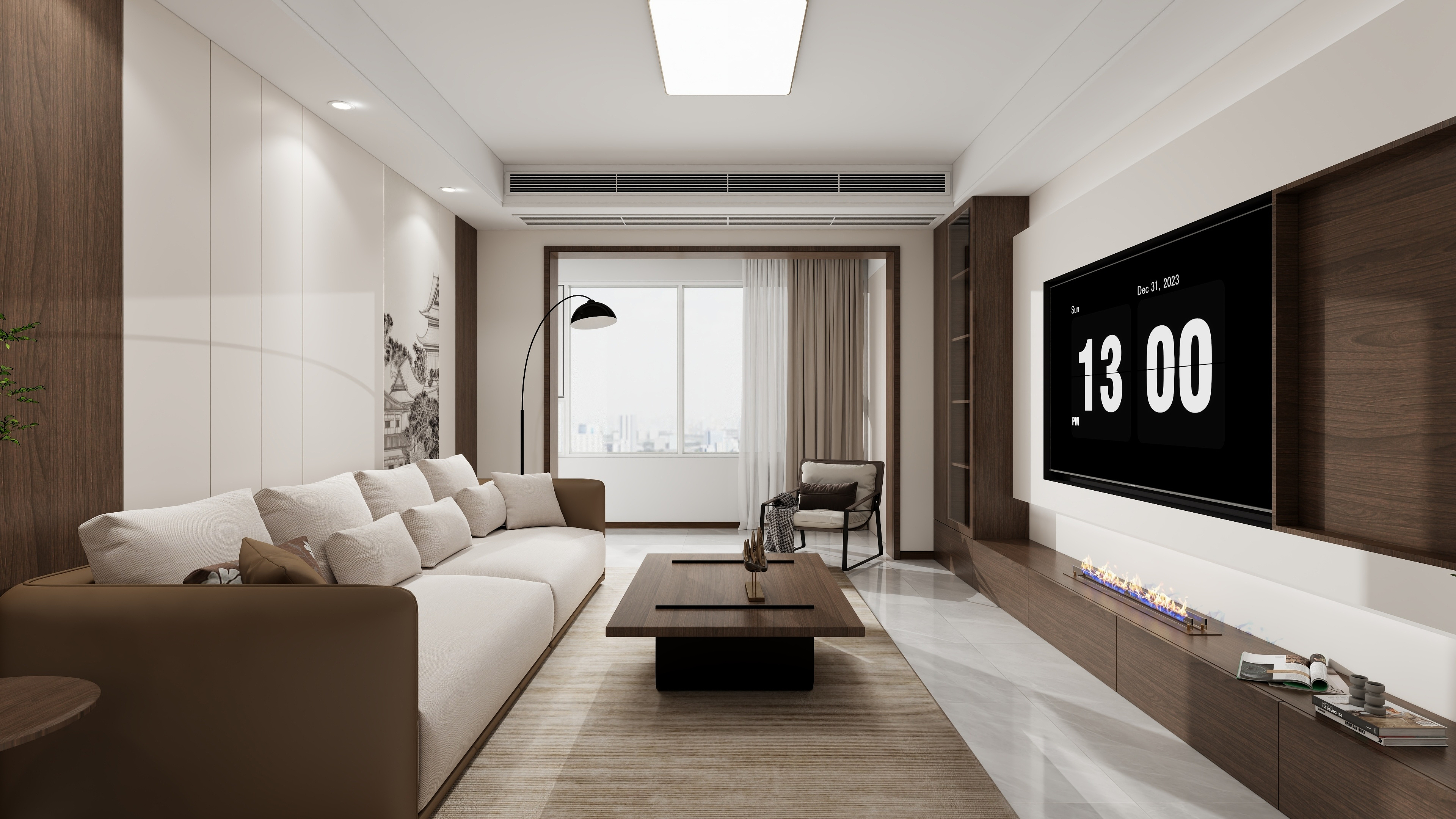 李婷婷-中建府130㎡宋氏风格装修效果图