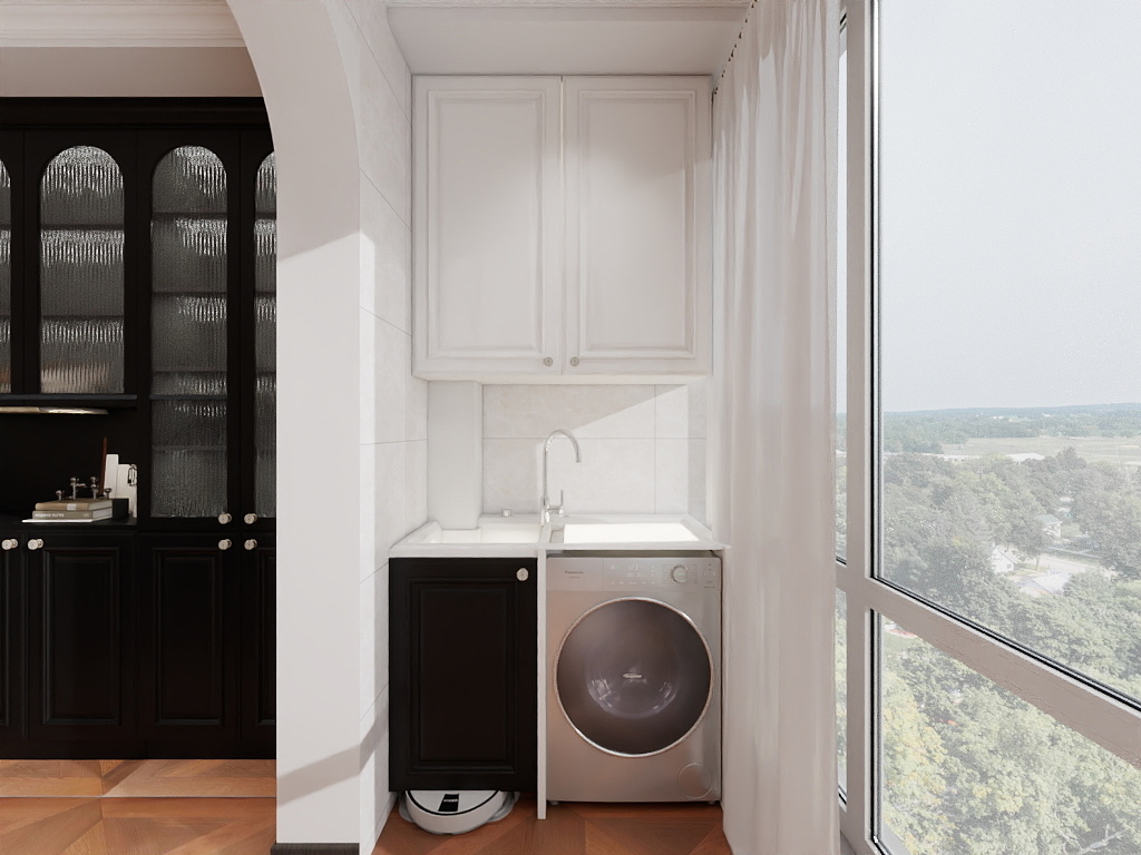 全家室内效果图表现-和平里4#2-702室开工图纸-装修设计方案