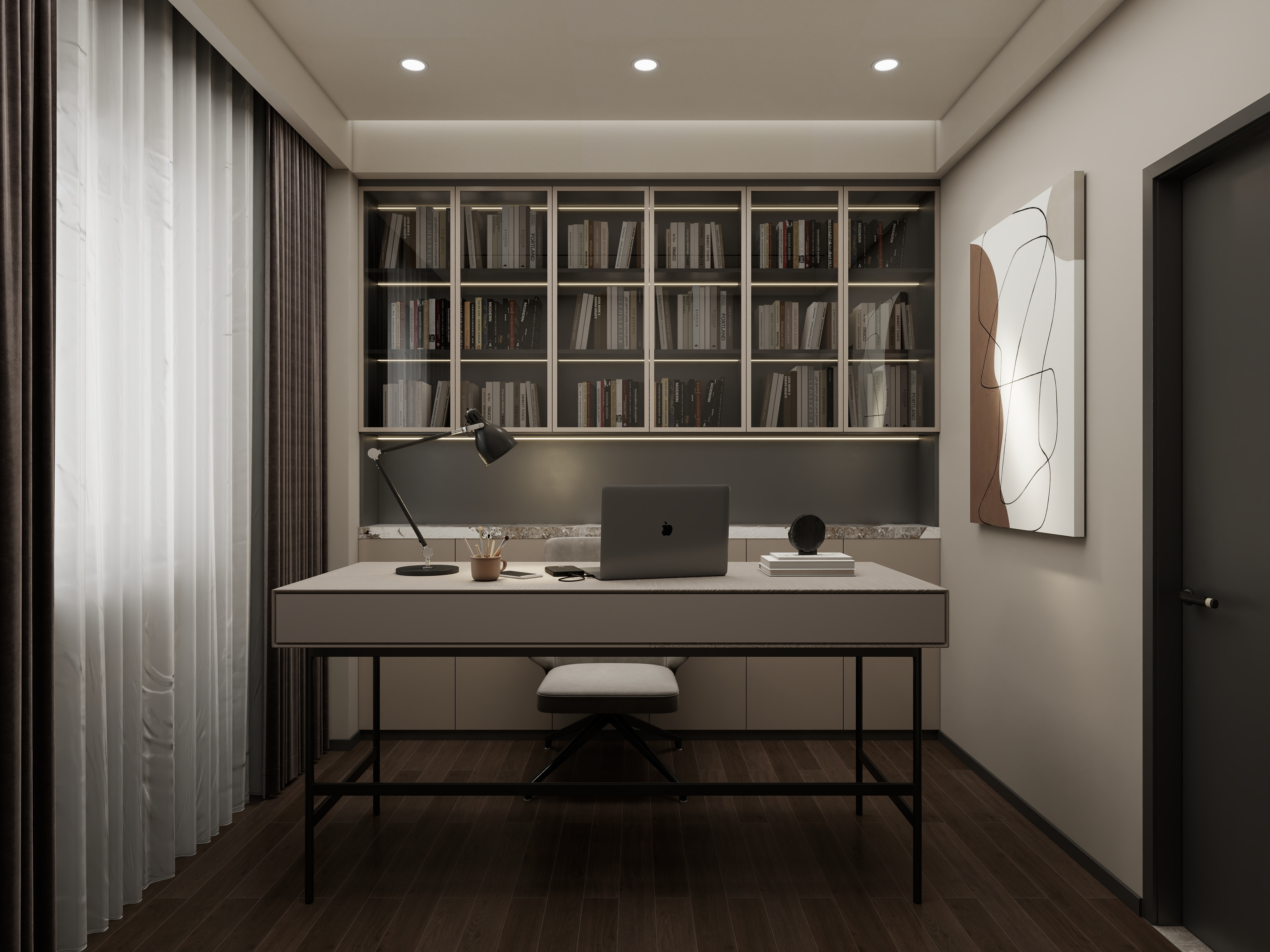 壹诺设计工作室-意式极简 装修效果图