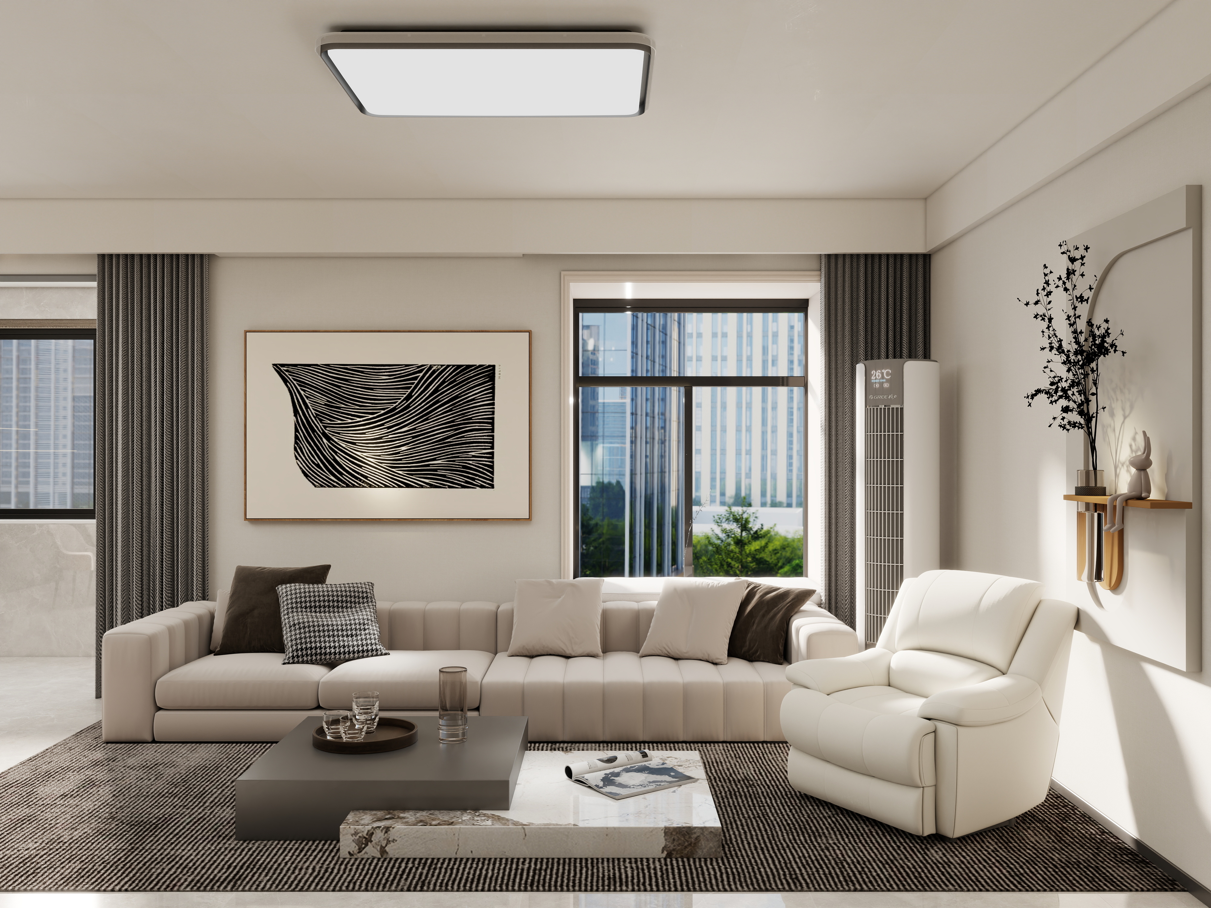 壹诺设计工作室-现代简约装修效果图