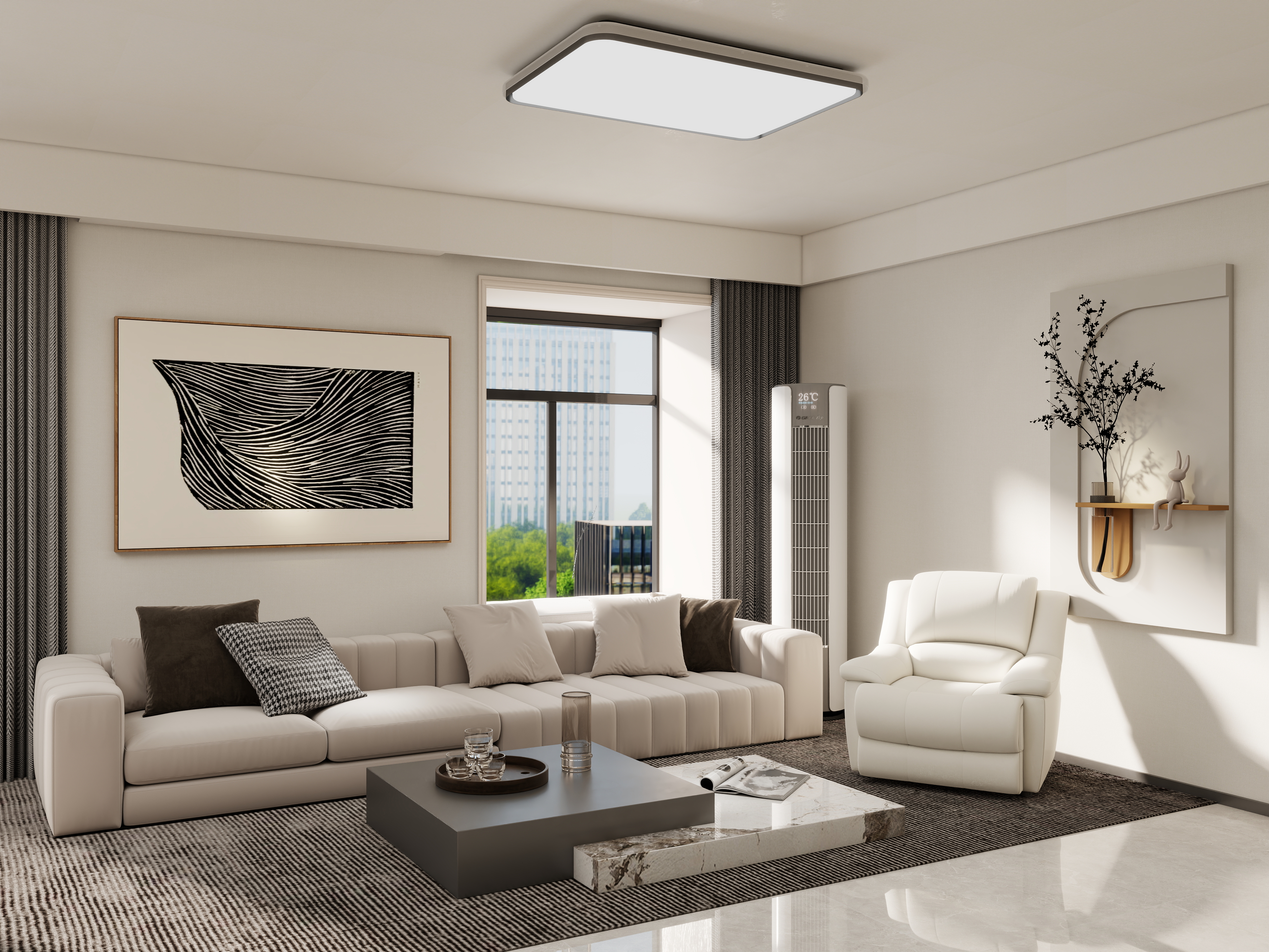 壹诺设计工作室-现代简约装修效果图