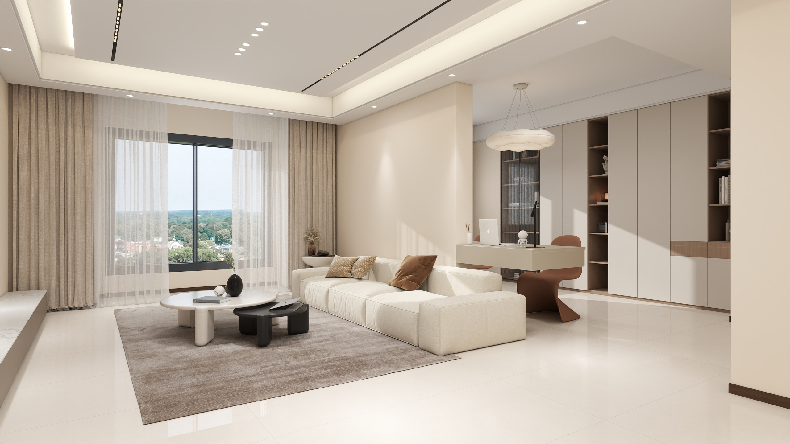 張Merrick-奶油风-装修设计方案