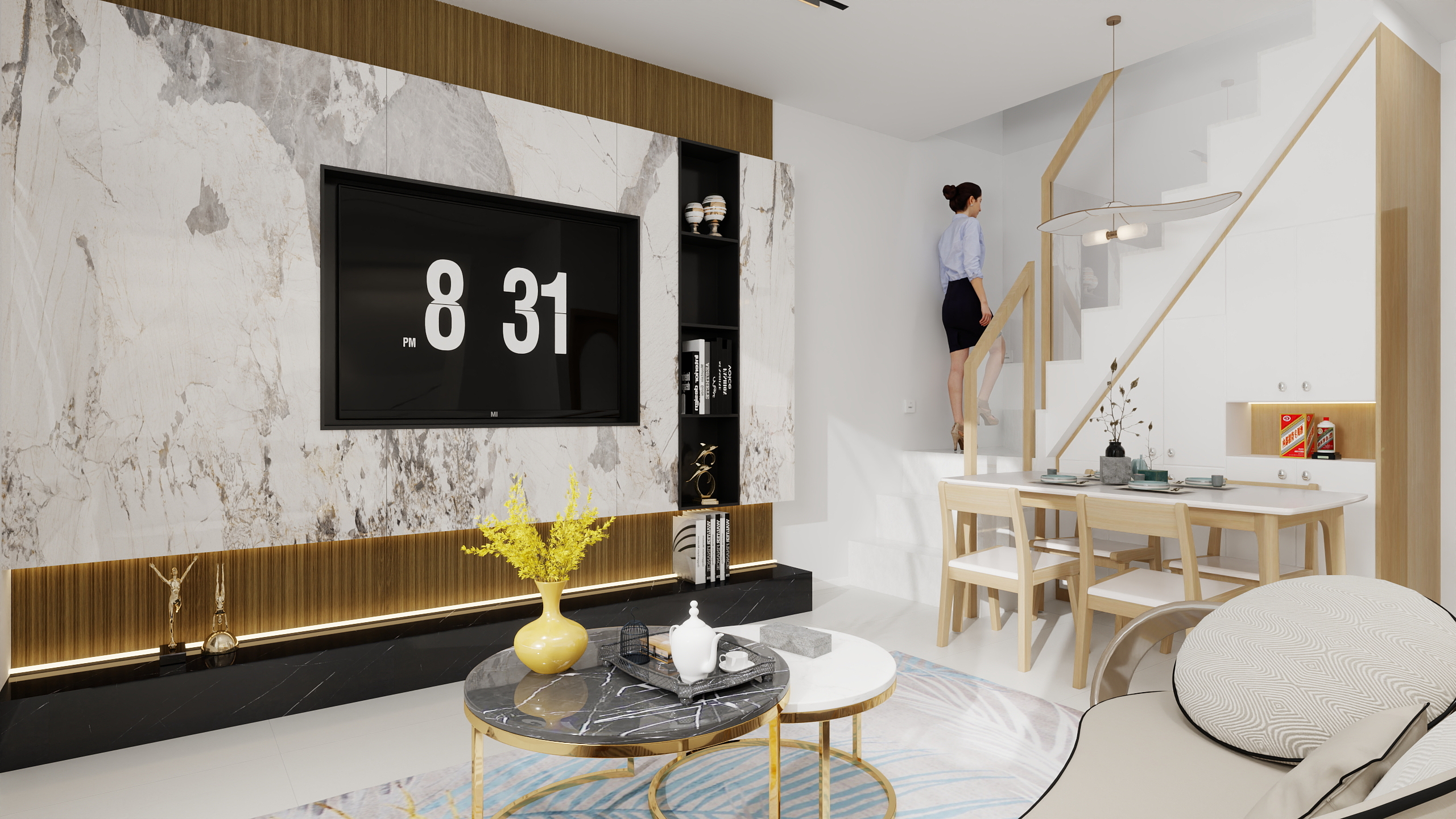 笑声很大装饰设计-保利38㎡-装修设计方案