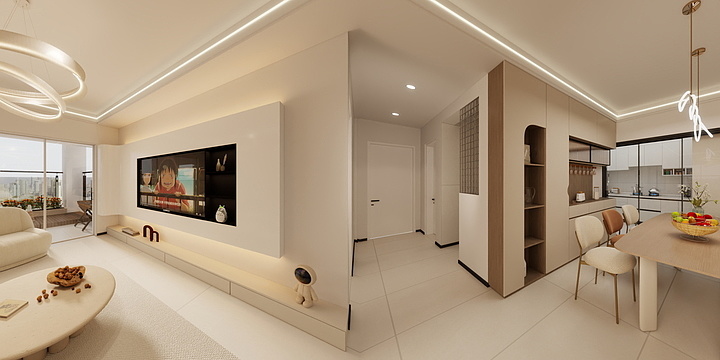 冰柠橙夏-凤凰御品3-2-1103 000-装修设计方案