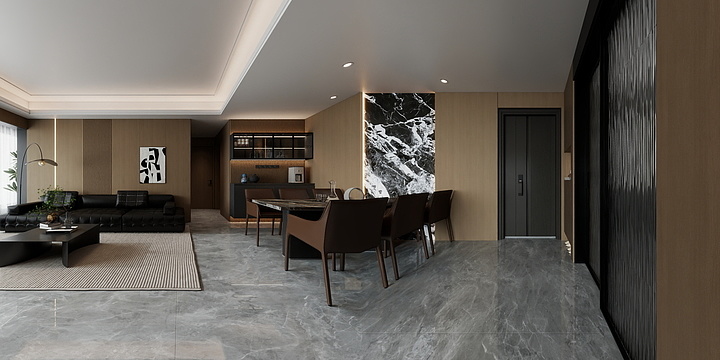 金华轩高端定制-金水印平面图-装修设计方案