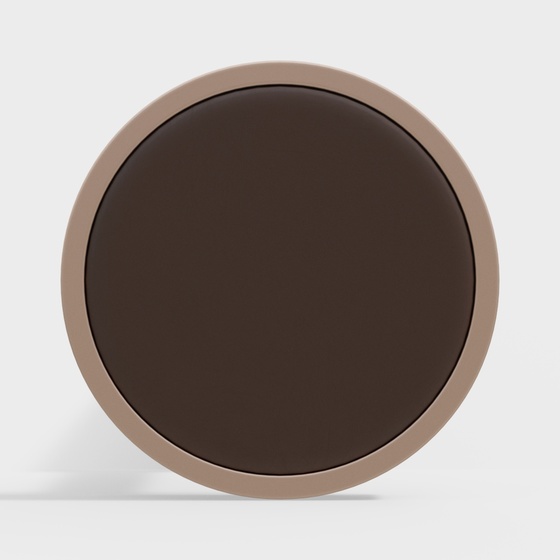 Black Modern Leather Handle 3D Model