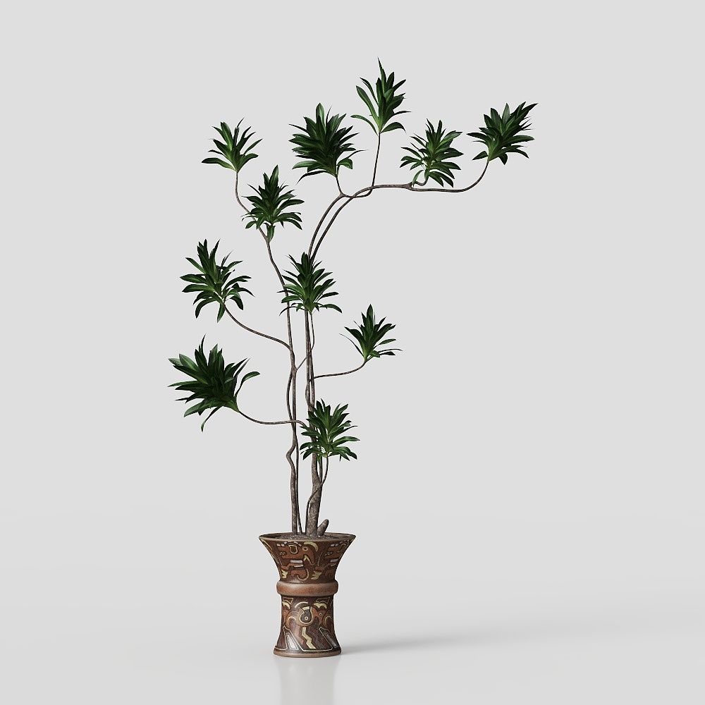 绿植盆栽3D模型