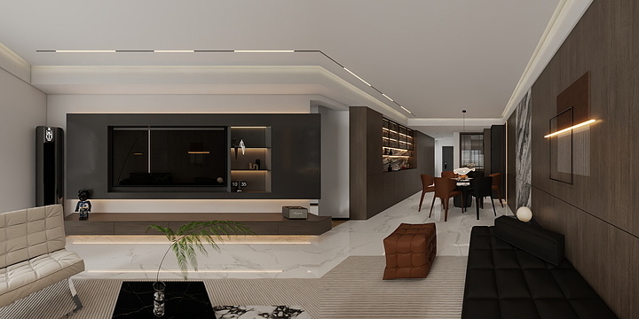 sxbfK-翰林府 -意式暗黑-装修设计方案