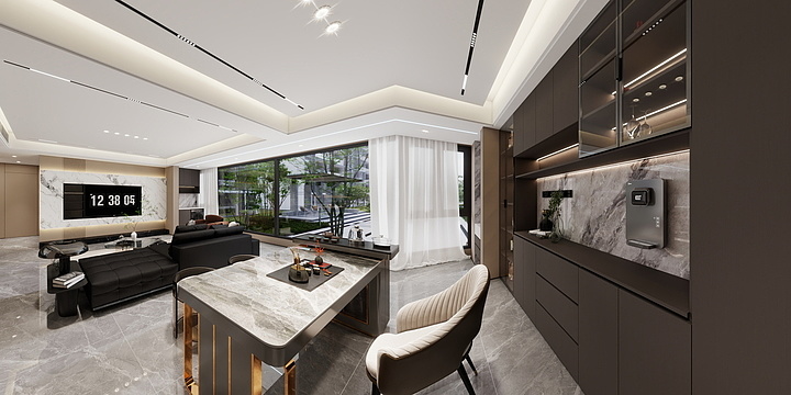 晓明设计工作室.-布衣尚院-装修设计方案