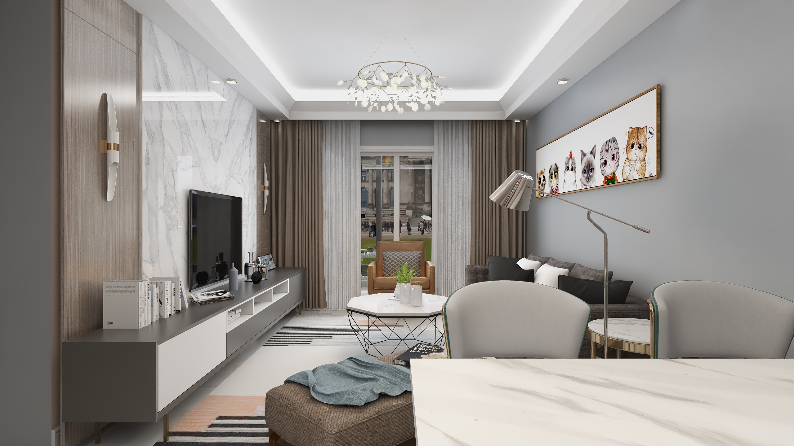 壹木空间规划-硬装专业等级考核户型-副本-装修设计方案