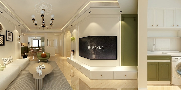 Craftsman赵-美丽景湾-法式-装修设计方案