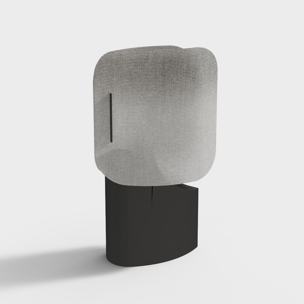 现代度假客厅台灯3D模型