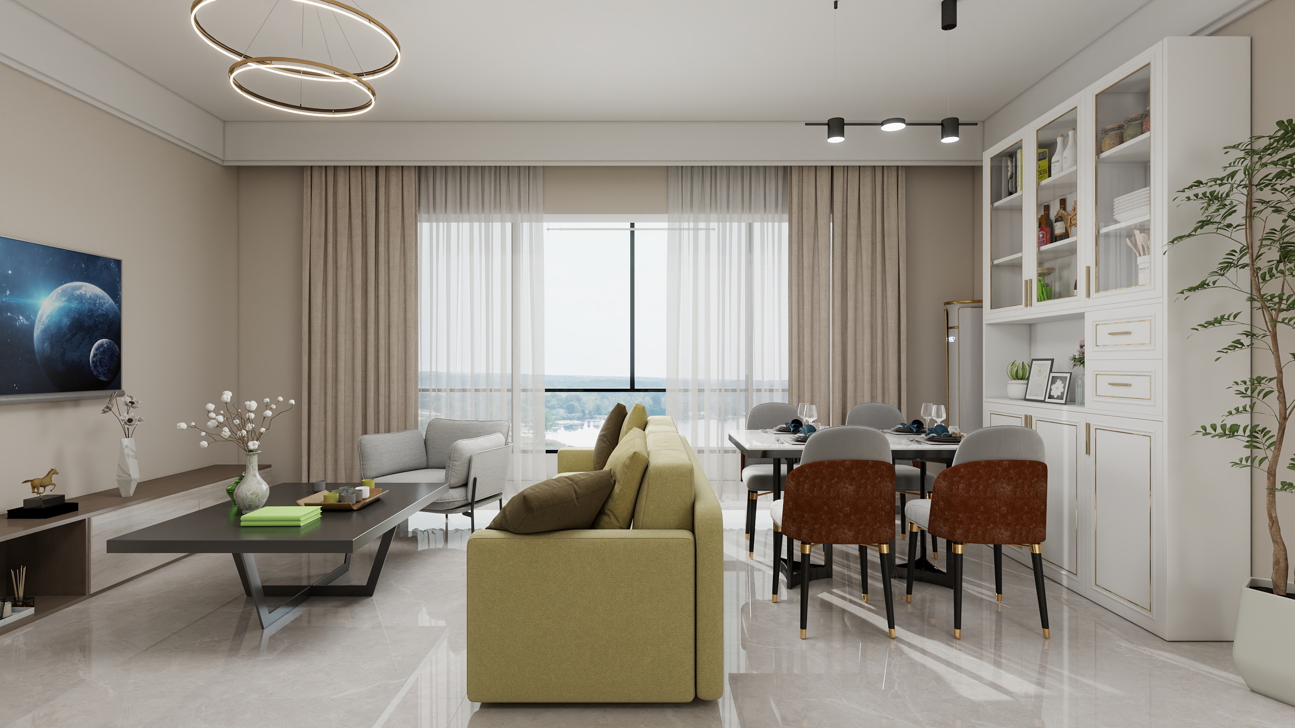 壹木空间规划-理想城103东户-装修设计方案