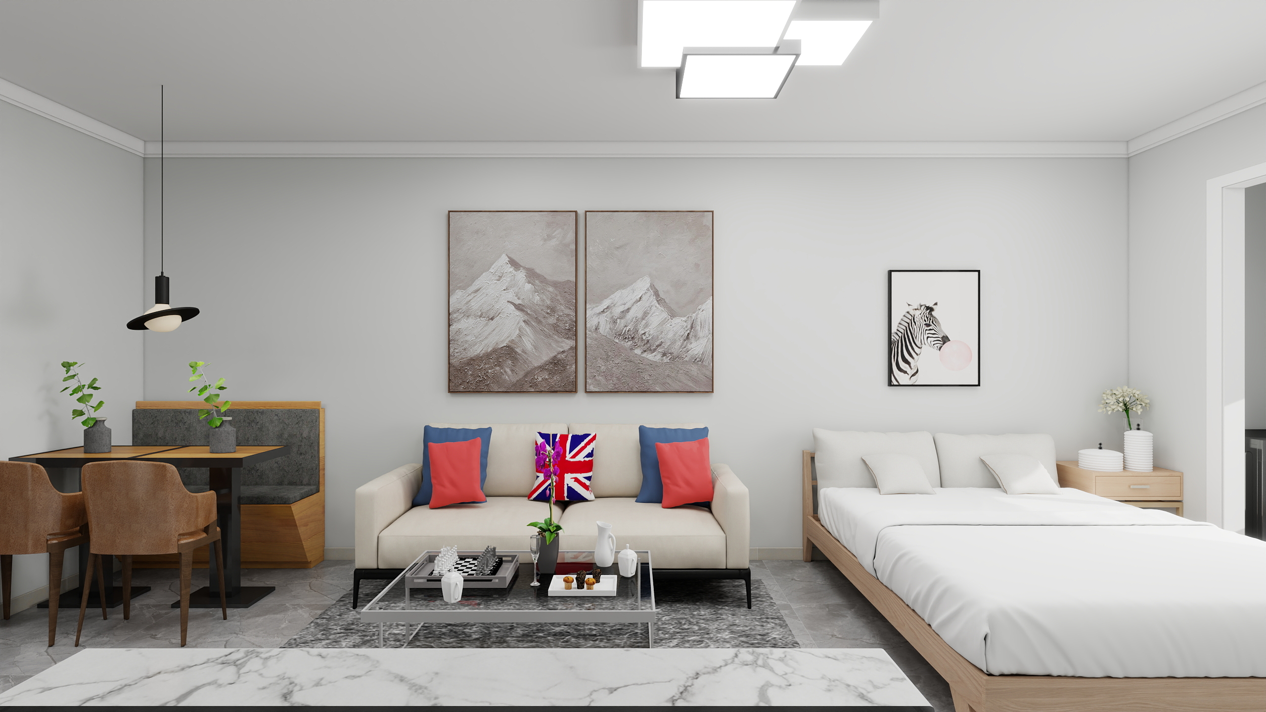 Calder-樱花园一居冯先生-装修设计方案