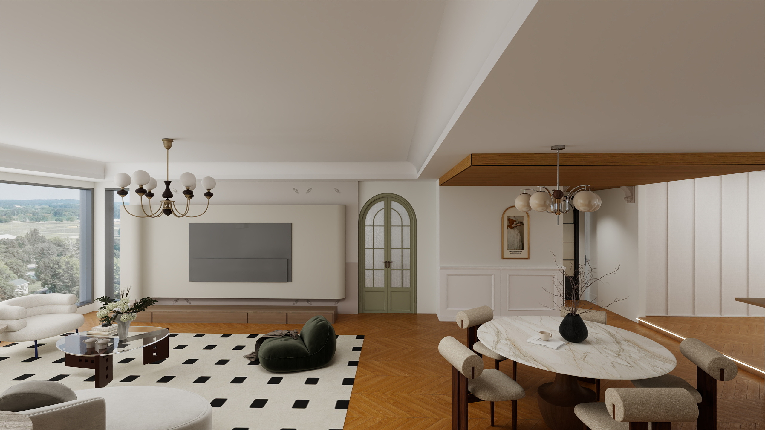 花朝软装华敏-Drawing111-装修设计方案