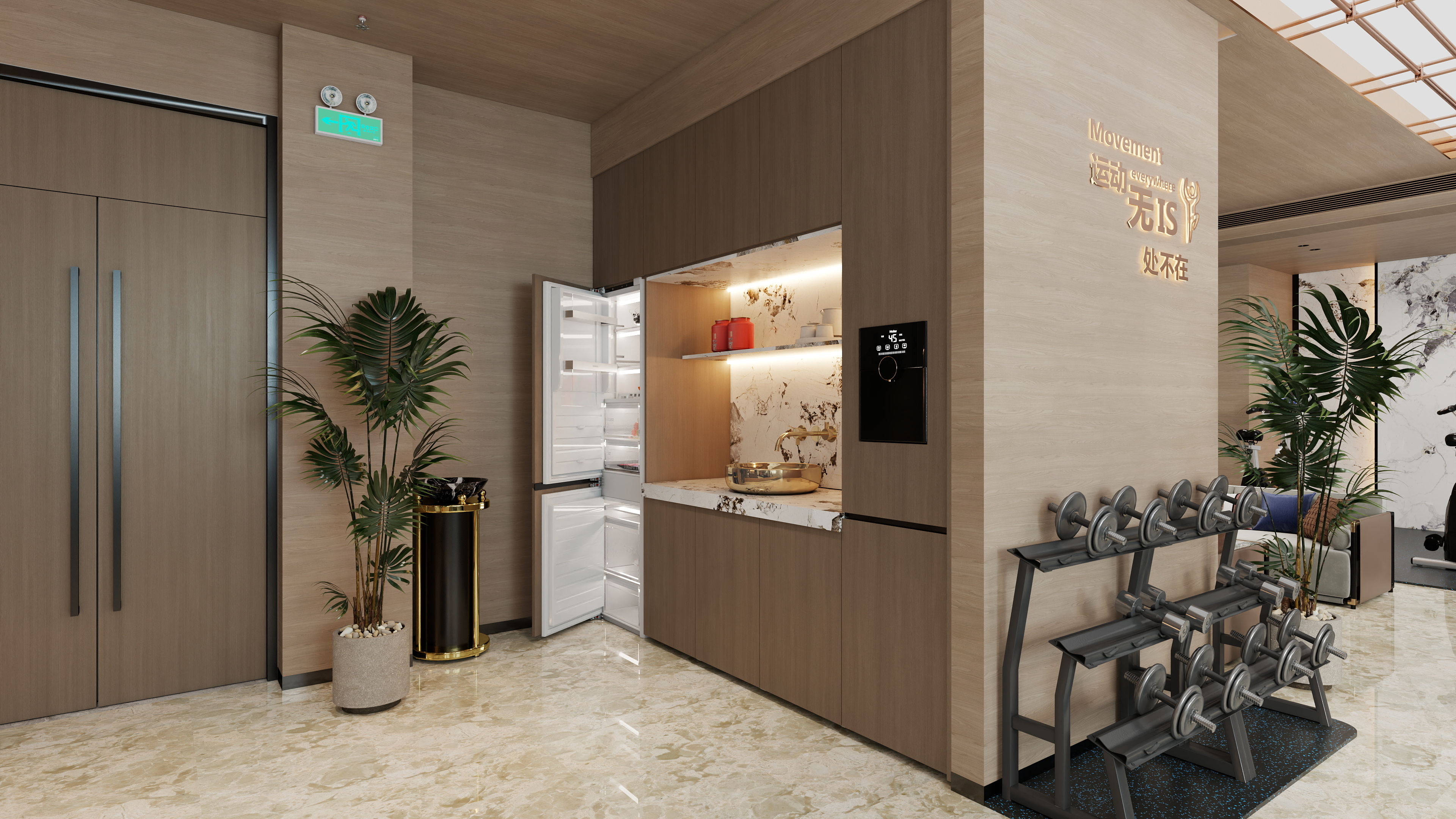 一言午一--健身房--装修设计方案