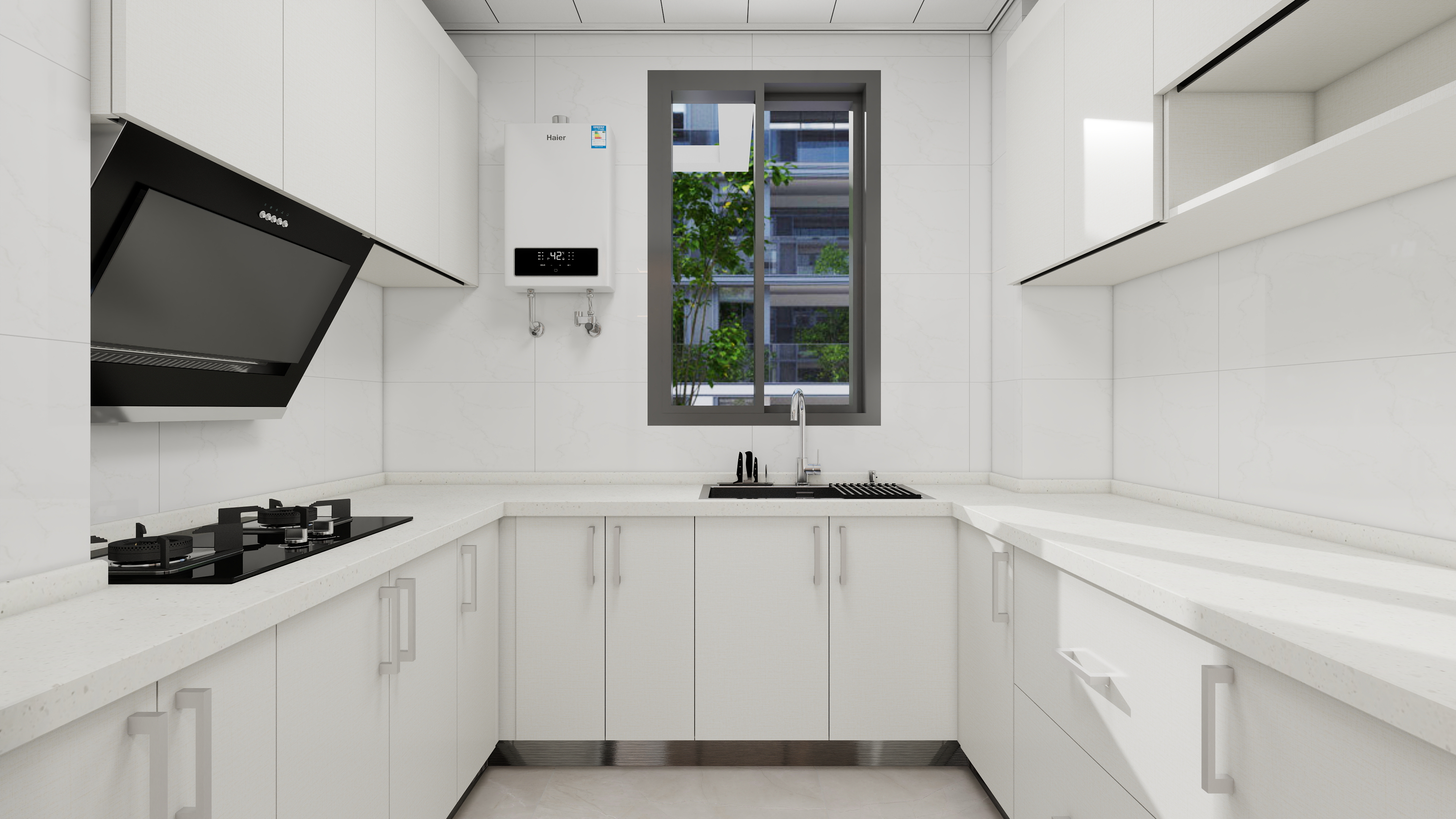 陕西弘奕尚建筑工程有限公司-蓝湖九郡22号楼1303-装修设计方案