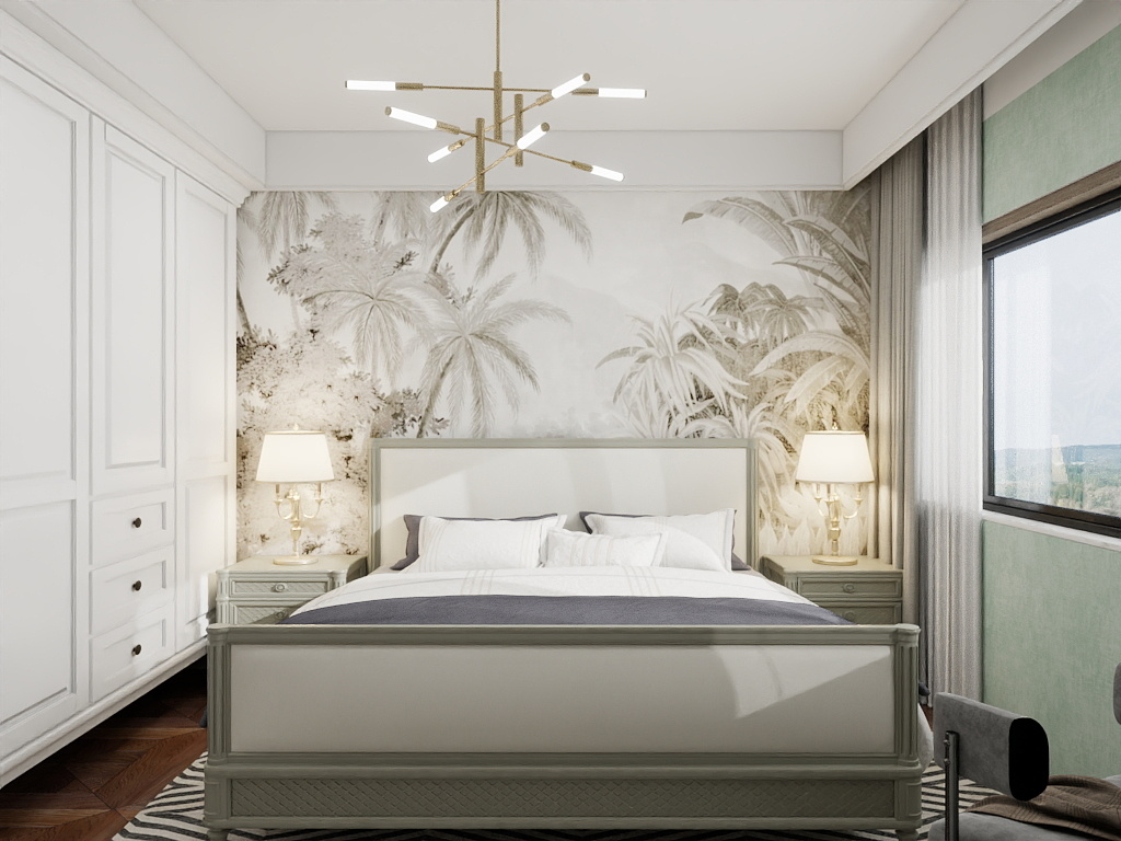 千早awmT-中德英伦联邦110㎡3室-初级考核实操-装修设计方案