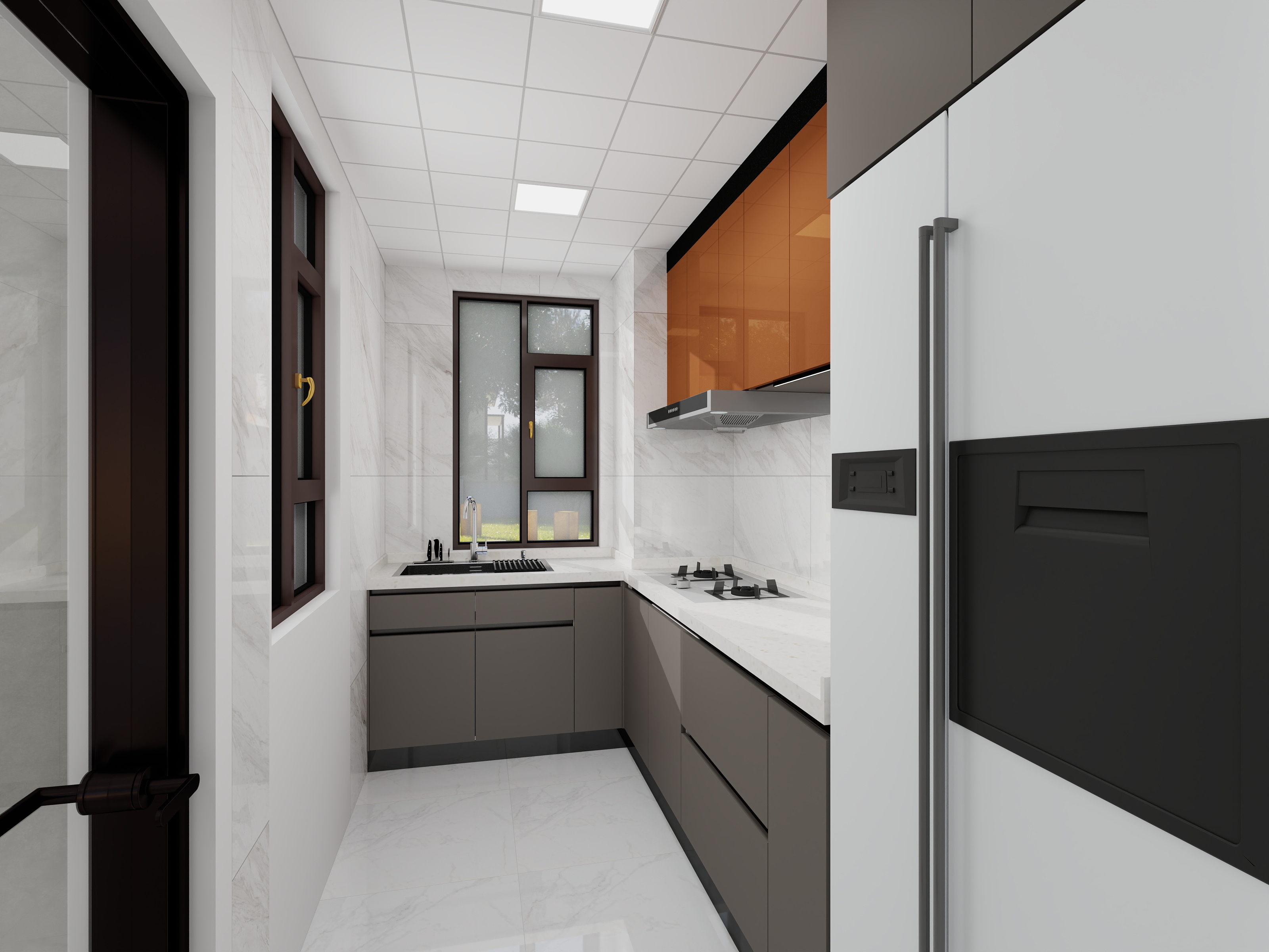 牧野时光-泉湖新城137㎡(4室改3室大横厅)装修效果图