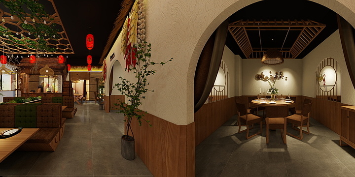 晋城装修设计浩天-农家小院设计方案-装修设计方案