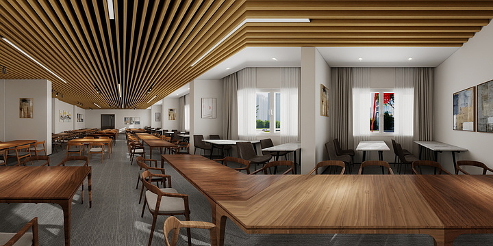 @設计-酒店家具二层 三层展厅-装修设计方案