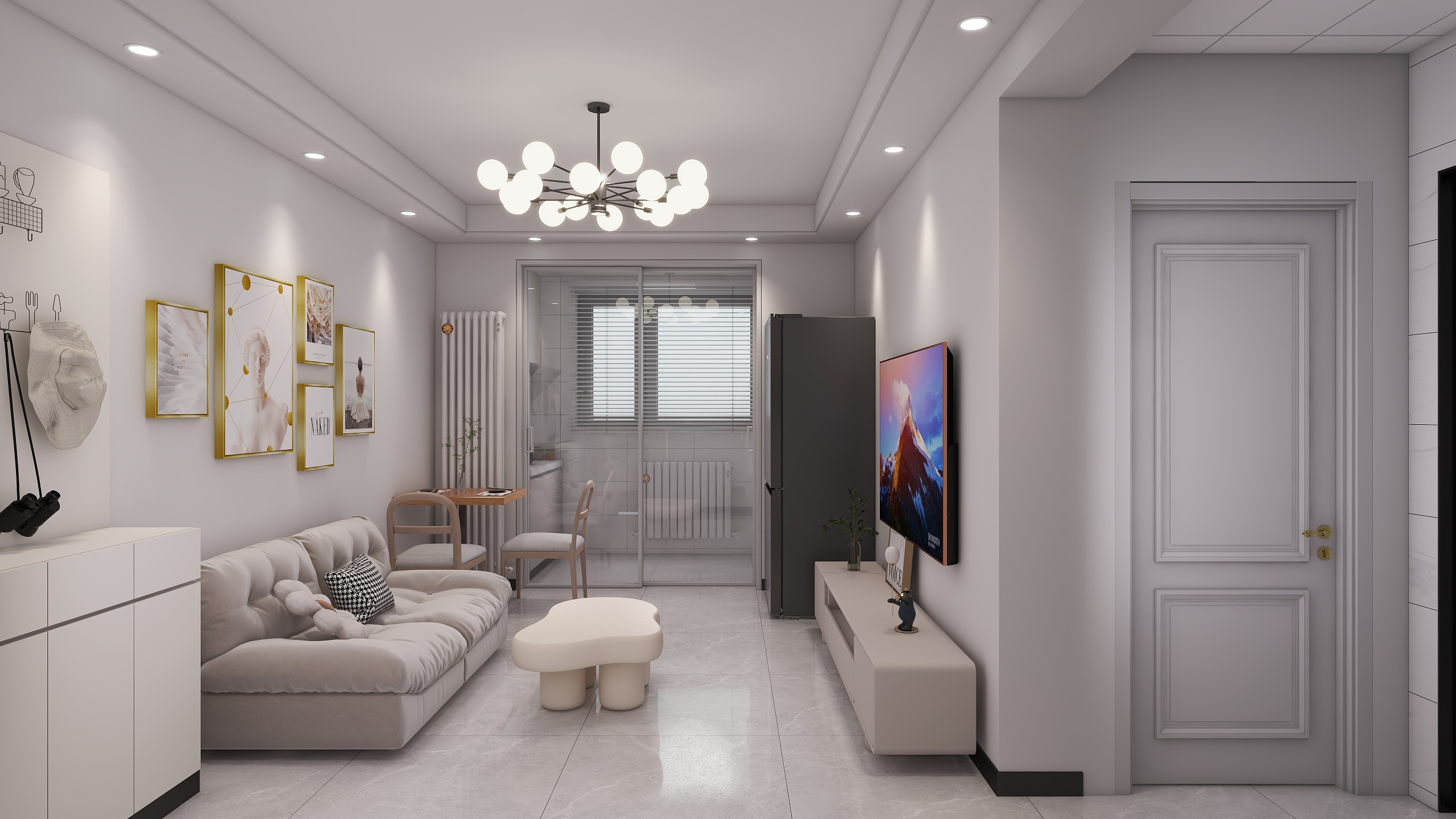 方正装饰设计-东辛庄馨居48.92㎡（8.12.13.14#楼-2户型）-装修设计方案