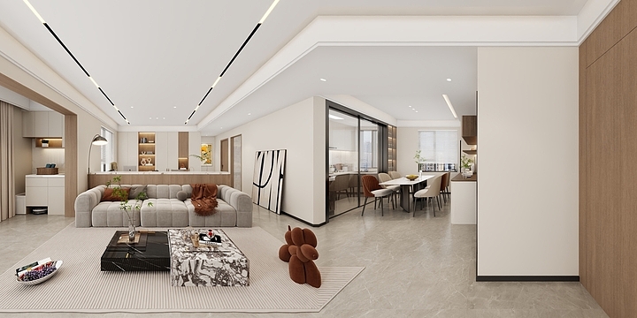 晓明设计工作室.-晓明设计工作室I淦龙名苑(现代风格）-装修设计方案