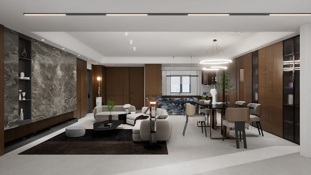 艺时流空间设计-平面图(1)-装修设计方案