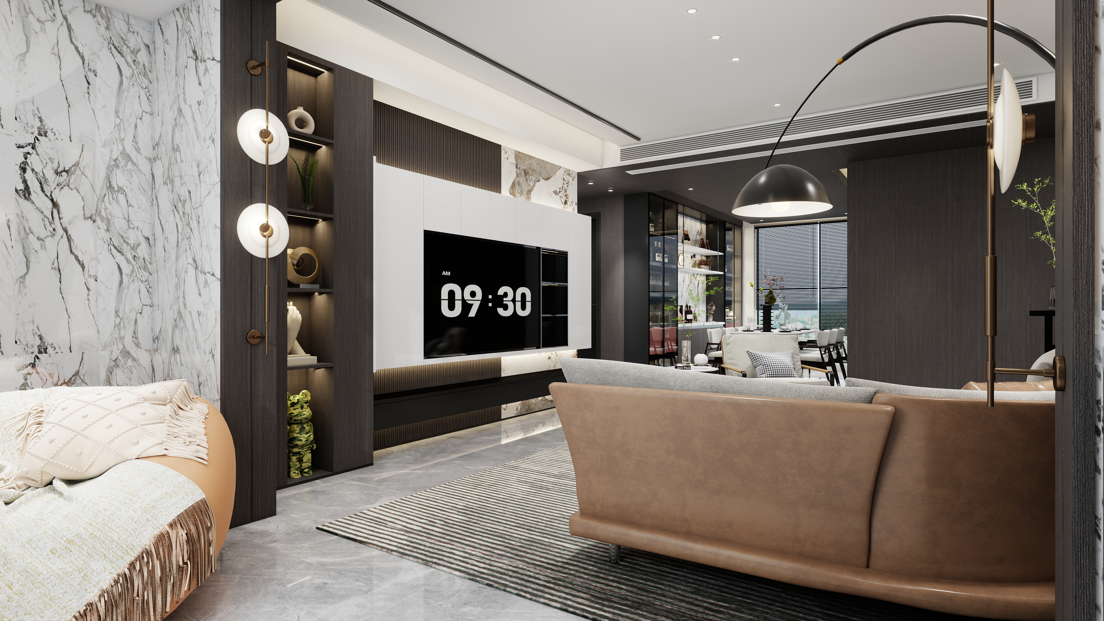 阿谱-意式轻奢简约装修效果图