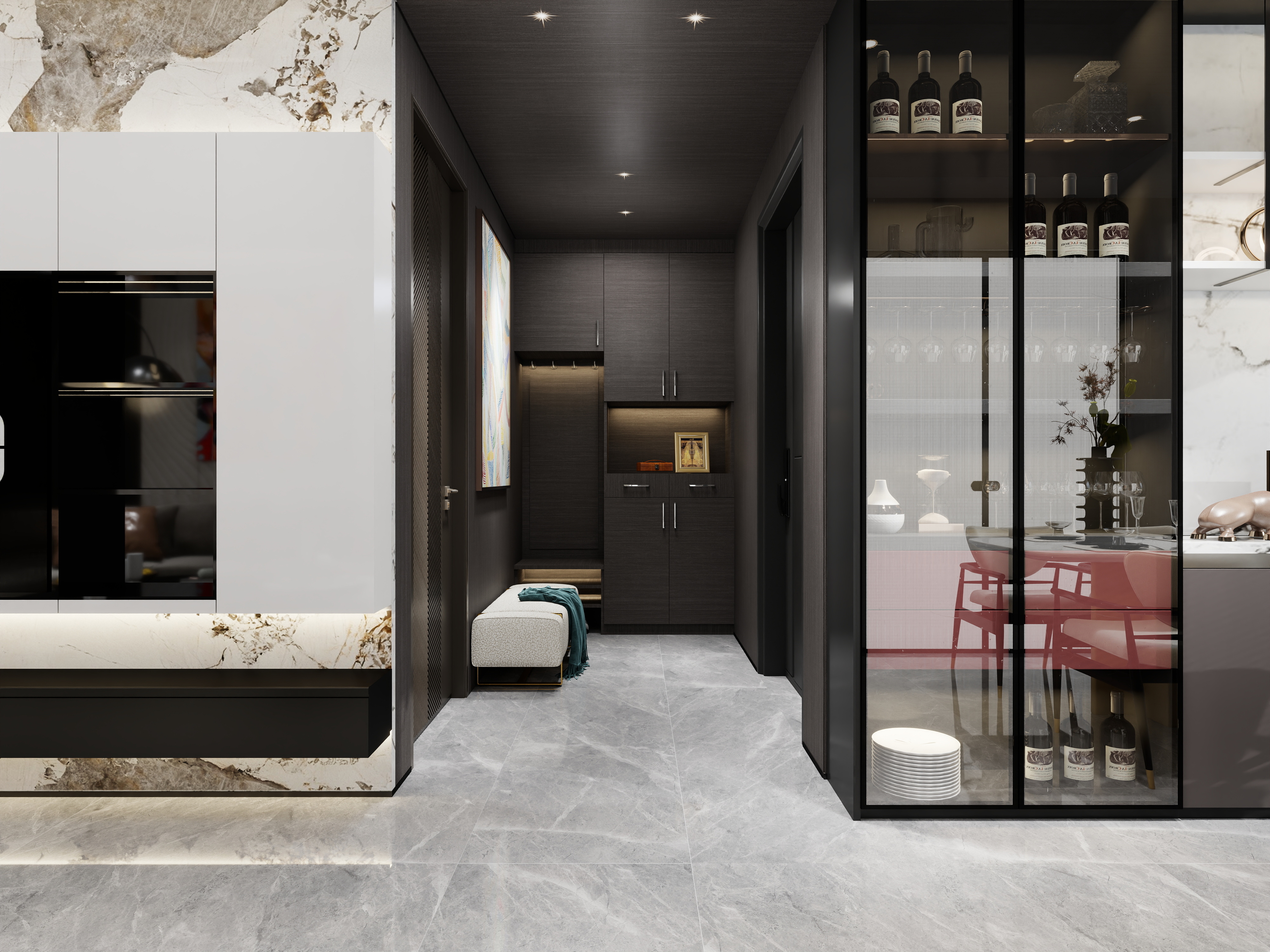 阿谱-意式轻奢简约装修效果图