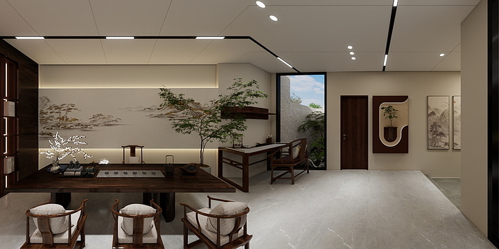 设计师Emiya-兴贤路630-B幢D103室办公室-装修设计方案