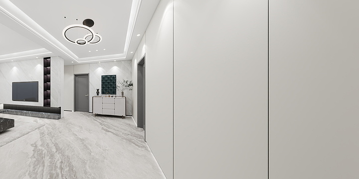 王玲-洋房设计（现代）-装修设计方案