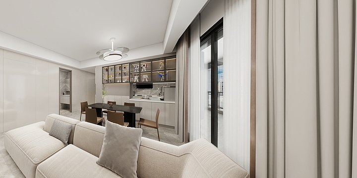 设计|小意-北滘绿城·杨柳郡20座3004房-何小姐雅居-装修设计方案