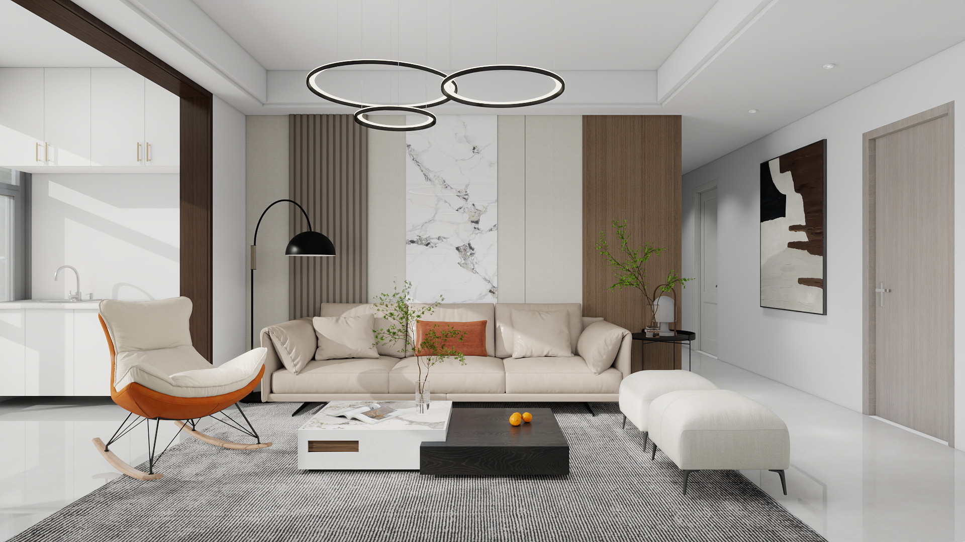 里里@-117㎡杭州三室两厅-装修设计方案