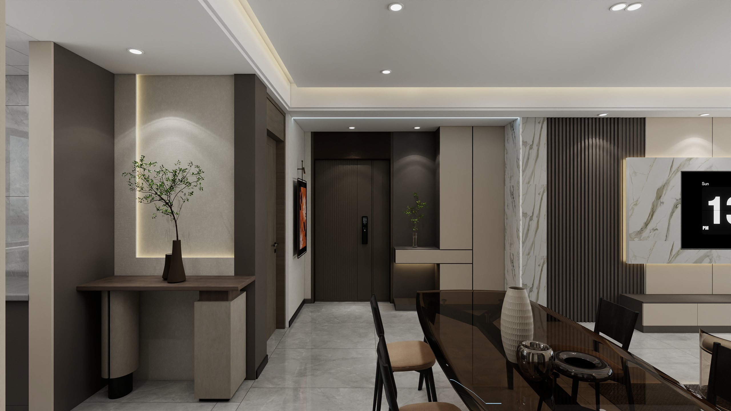 liuxnshiji-现代简约121㎡4室-装修设计方案