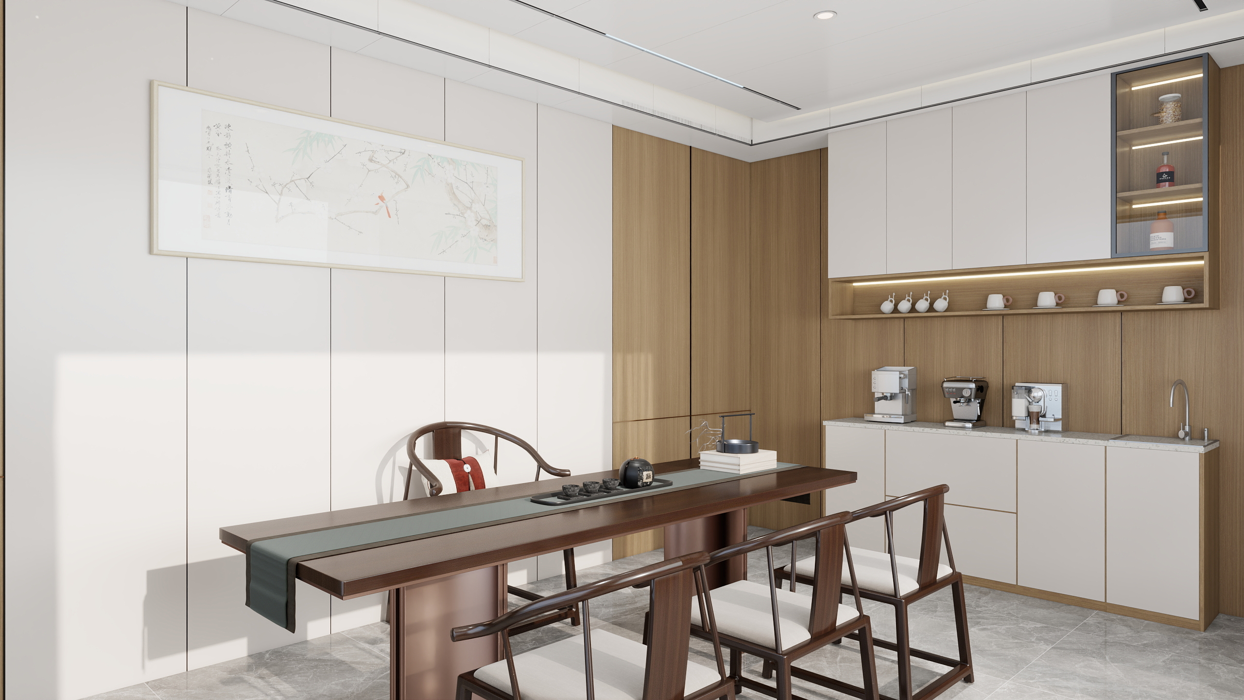 1suyS-茶室装修效果图