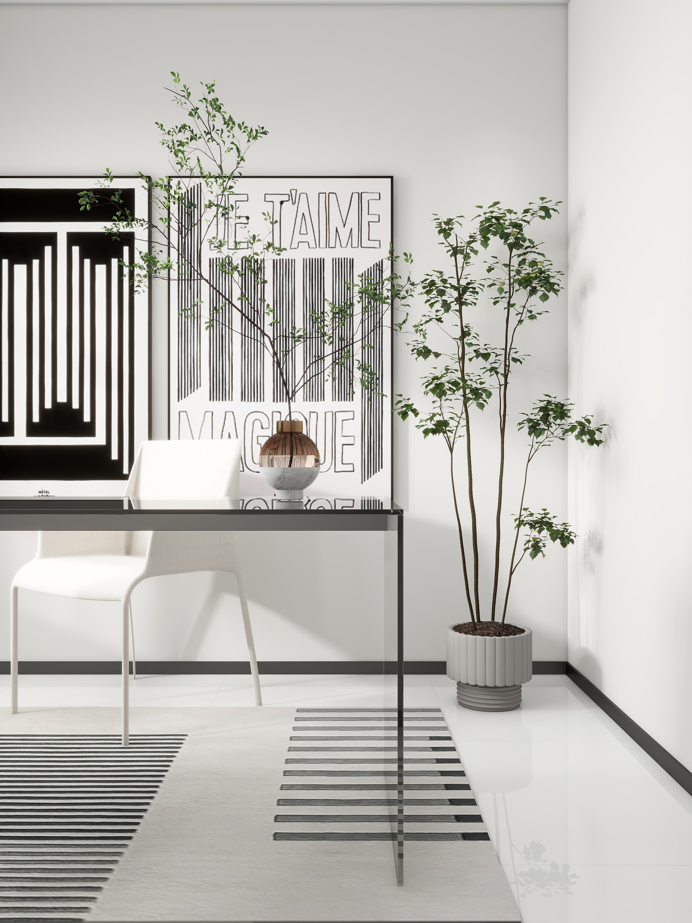 徐铭锴丶-《白》--极简白装修效果图