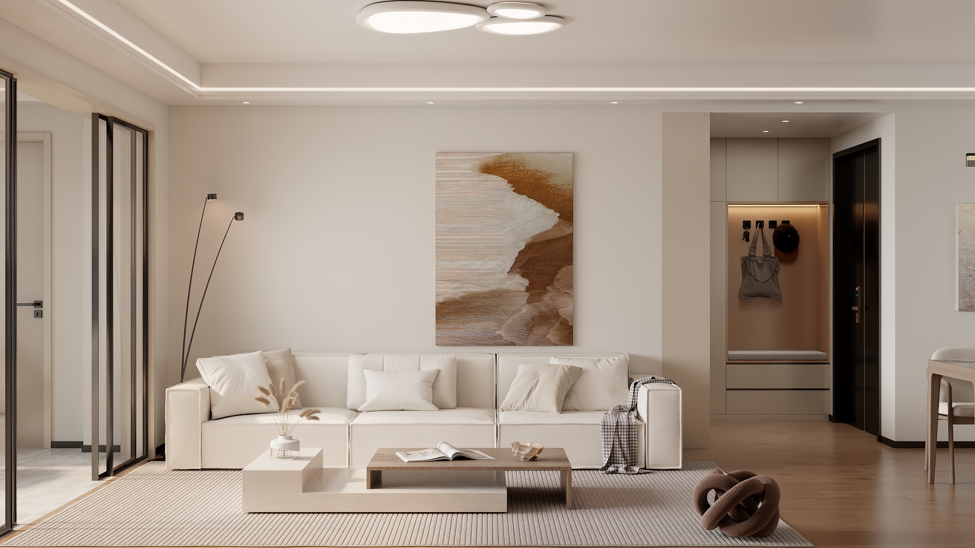 吴爽- 138m²原木简约风格设计装修效果图