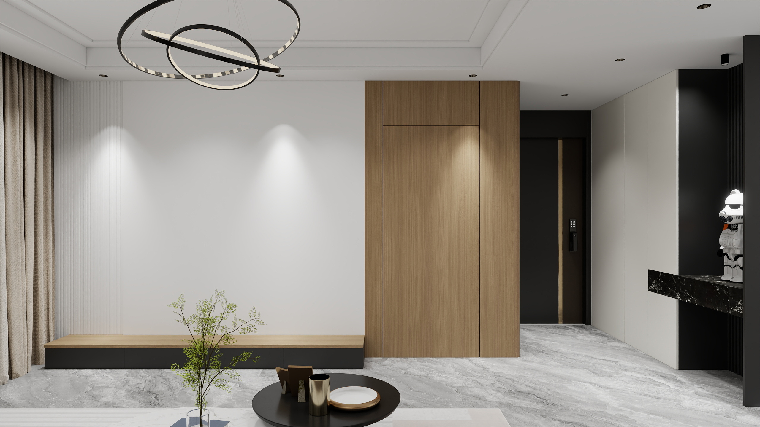 YIGE空間設計工作室-恒盛豪庭二期2-1-1601-装修设计方案