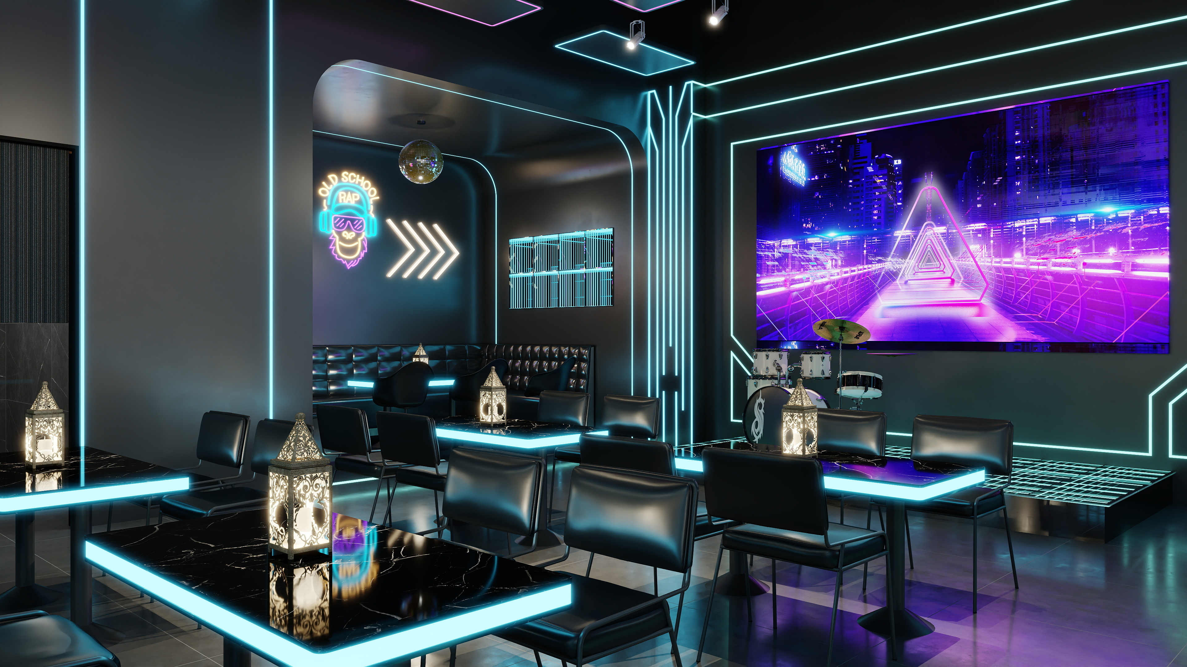 易鱼-酒吧-装修设计方案