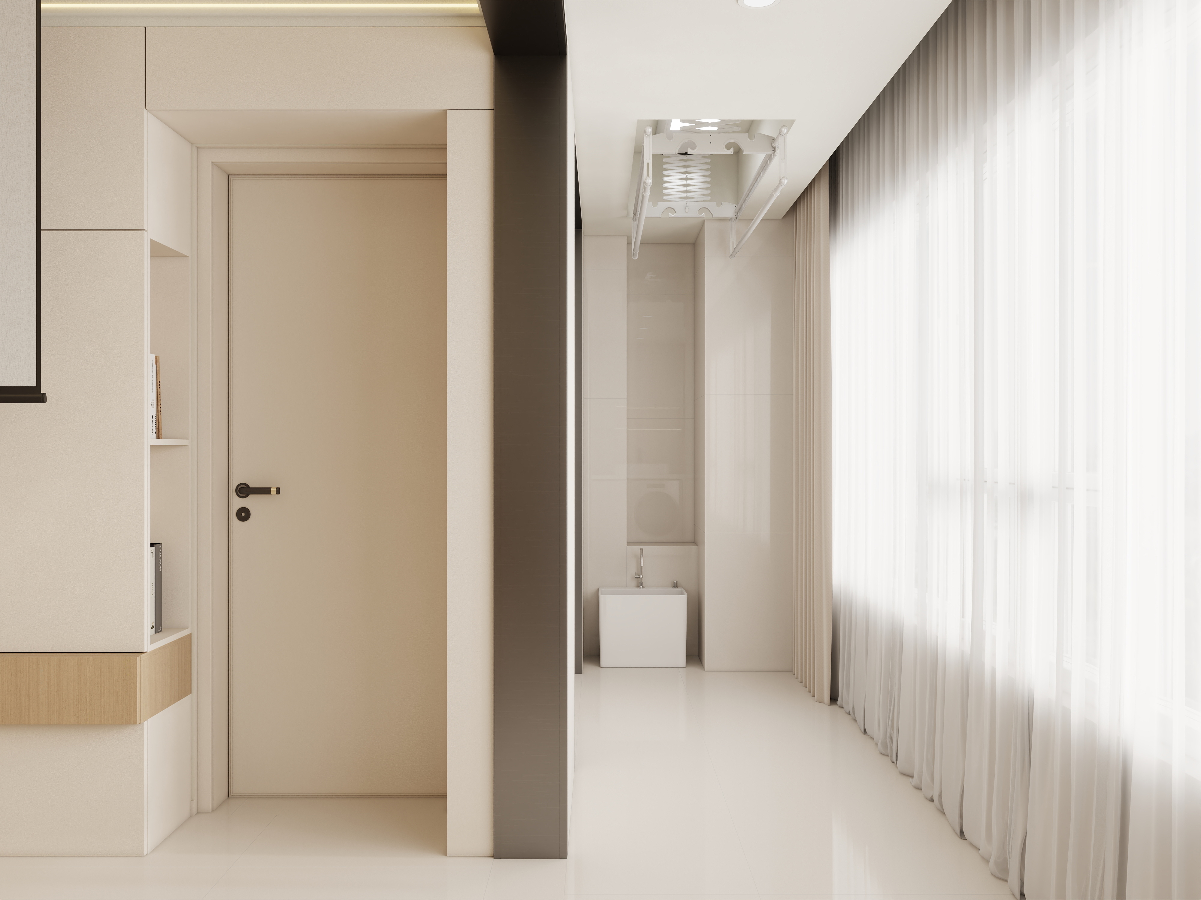 庄育霖-光语花园104平奶油风3室装修效果图