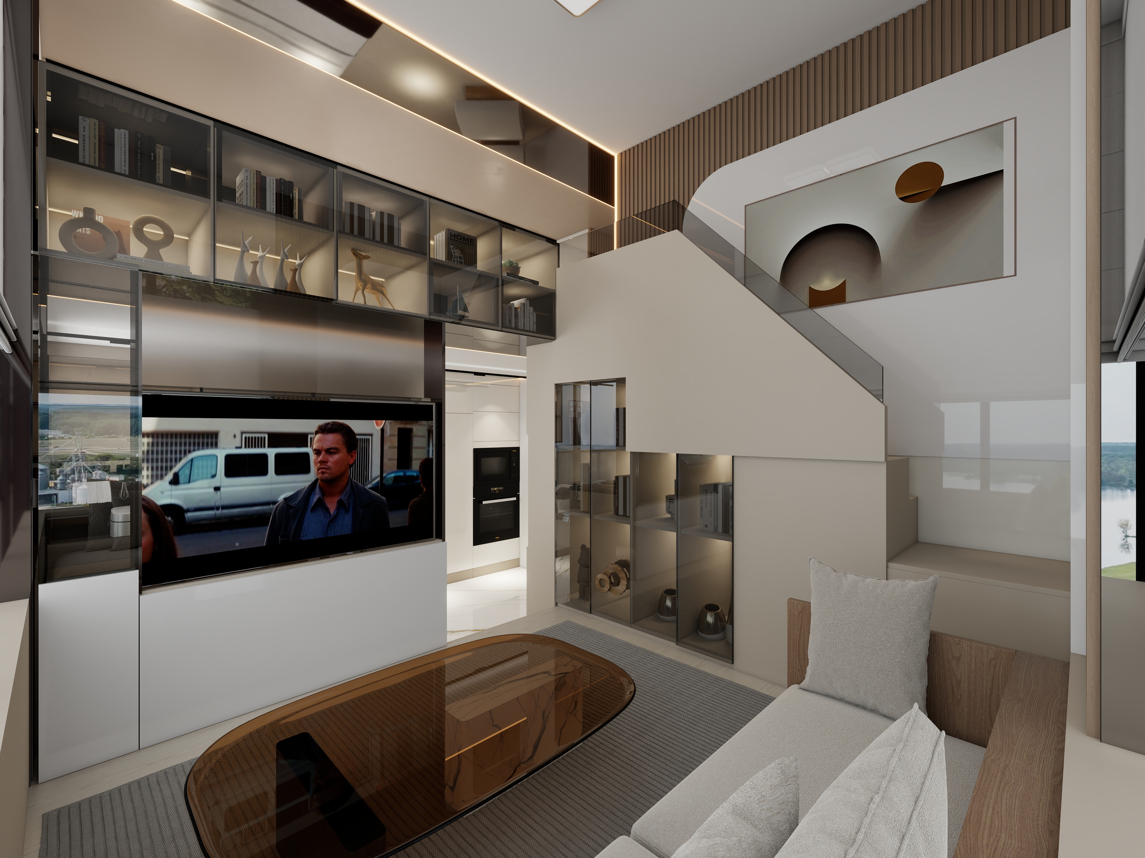 廸偉-黃金海灣现代简约30㎡LOFT-装修设计方案