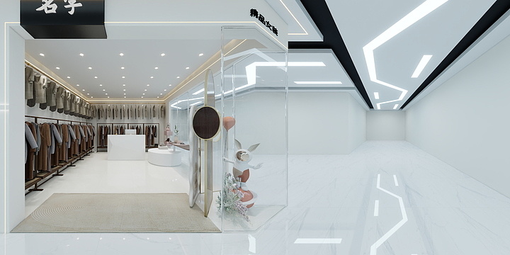 十里故清城-服装店-装修设计方案
