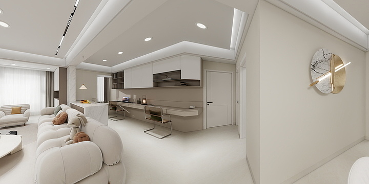 李子沐-文思书苑119㎡2室-装修设计方案