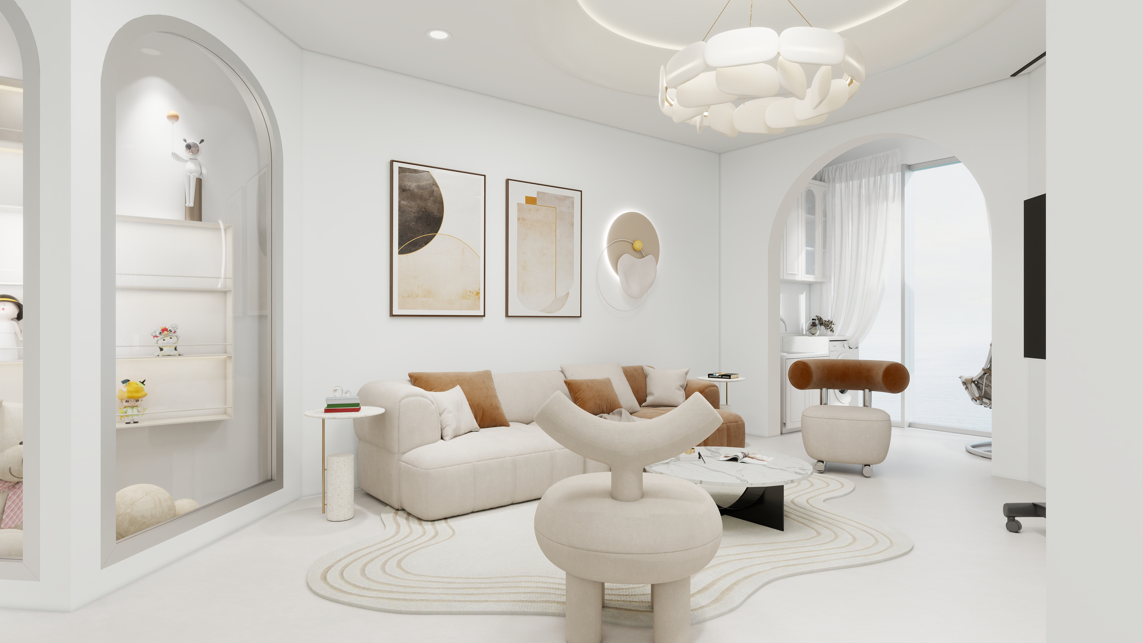 小道士檀多多-白色梦屿-装修设计方案