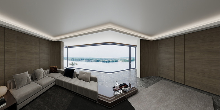 J全屋效果图-一居豪宅-重建-装修设计方案