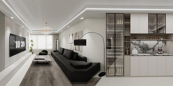 田小田设计-中国铁建观澜府-装修设计方案