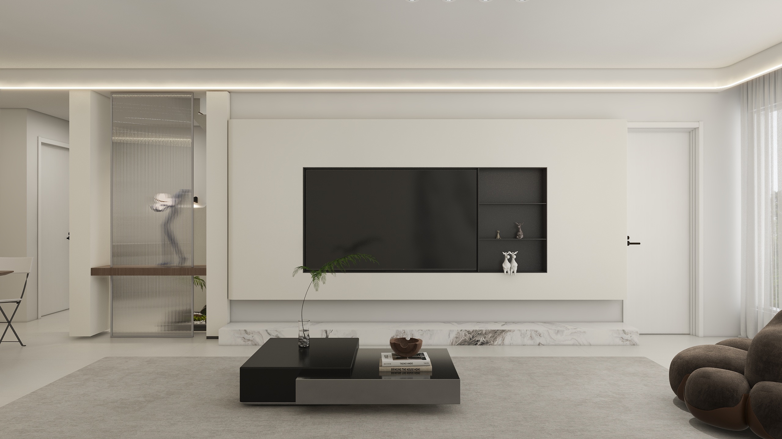 HeaIe设计-香蜜湖76㎡1室-装修设计方案