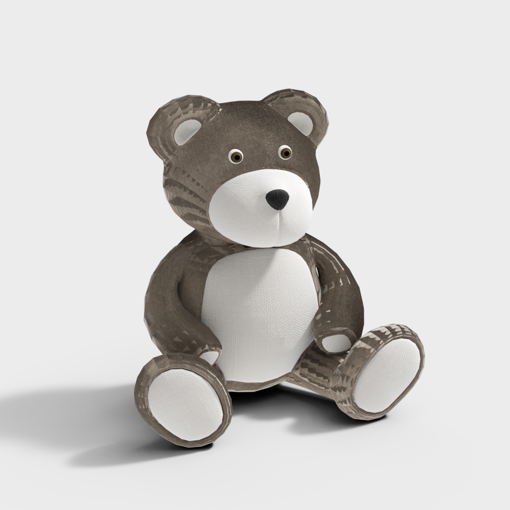 毛绒玩具3D模型